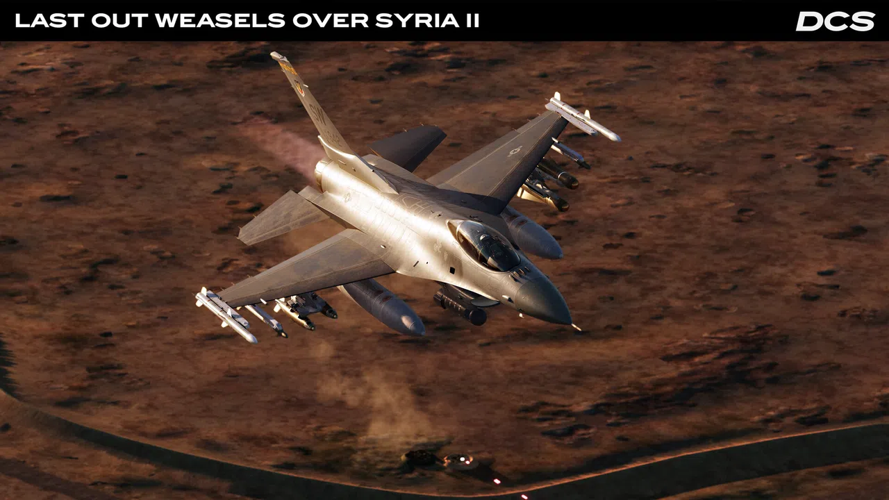 DCS: F-16C Last Out Weasels over Syria II Campaign by Ground Pounder Simulations Screenshot 13