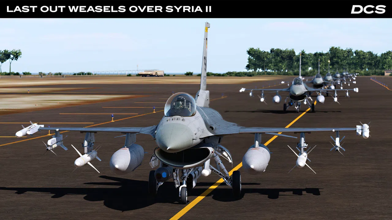 DCS: F-16C Last Out Weasels over Syria II Campaign by Ground Pounder Simulations Screenshot 4