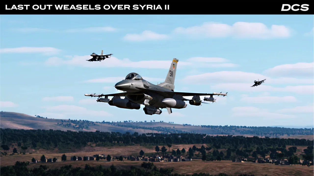 DCS: F-16C Last Out Weasels over Syria II Campaign by Ground Pounder Simulations Screenshot 6
