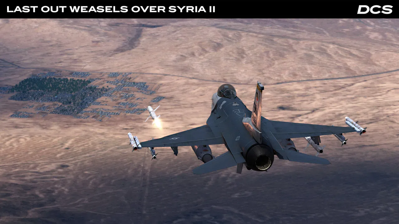 DCS: F-16C Last Out Weasels over Syria II Campaign by Ground Pounder Simulations Screenshot 16