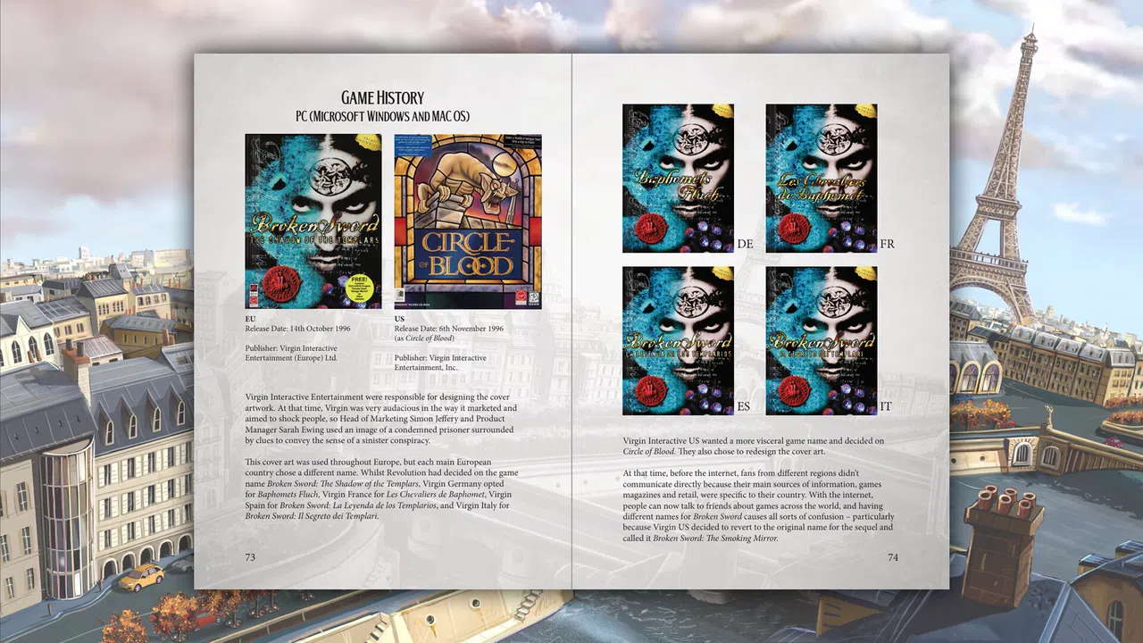 Broken Sword - Shadow of the Templars: Reforged Game Manual and Travel Guide Screenshot 4