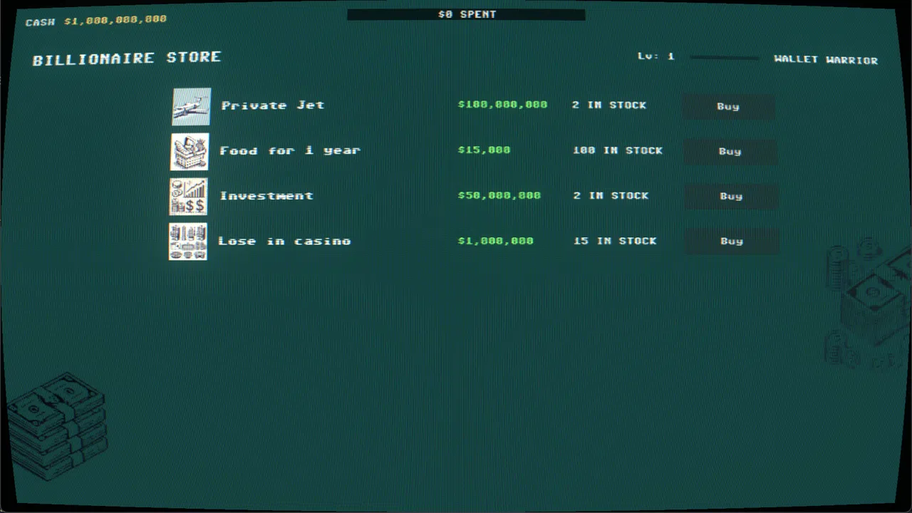 Only a Billion?! Screenshot 1