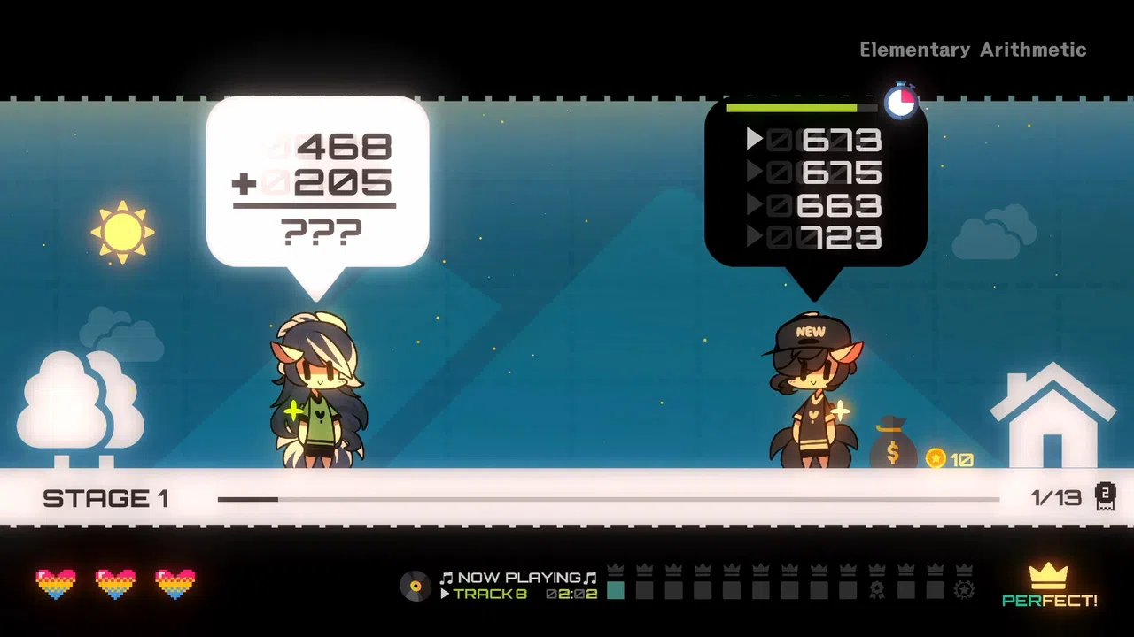 Mini Star Math: 4 Routes Screenshot 0