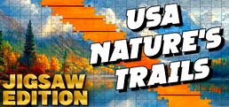 USA Nature's Trails Jigsaw Edition