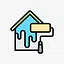 Paint 100 walls and floors icon