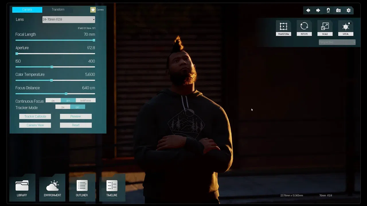 CineSim Demo Screenshot 3