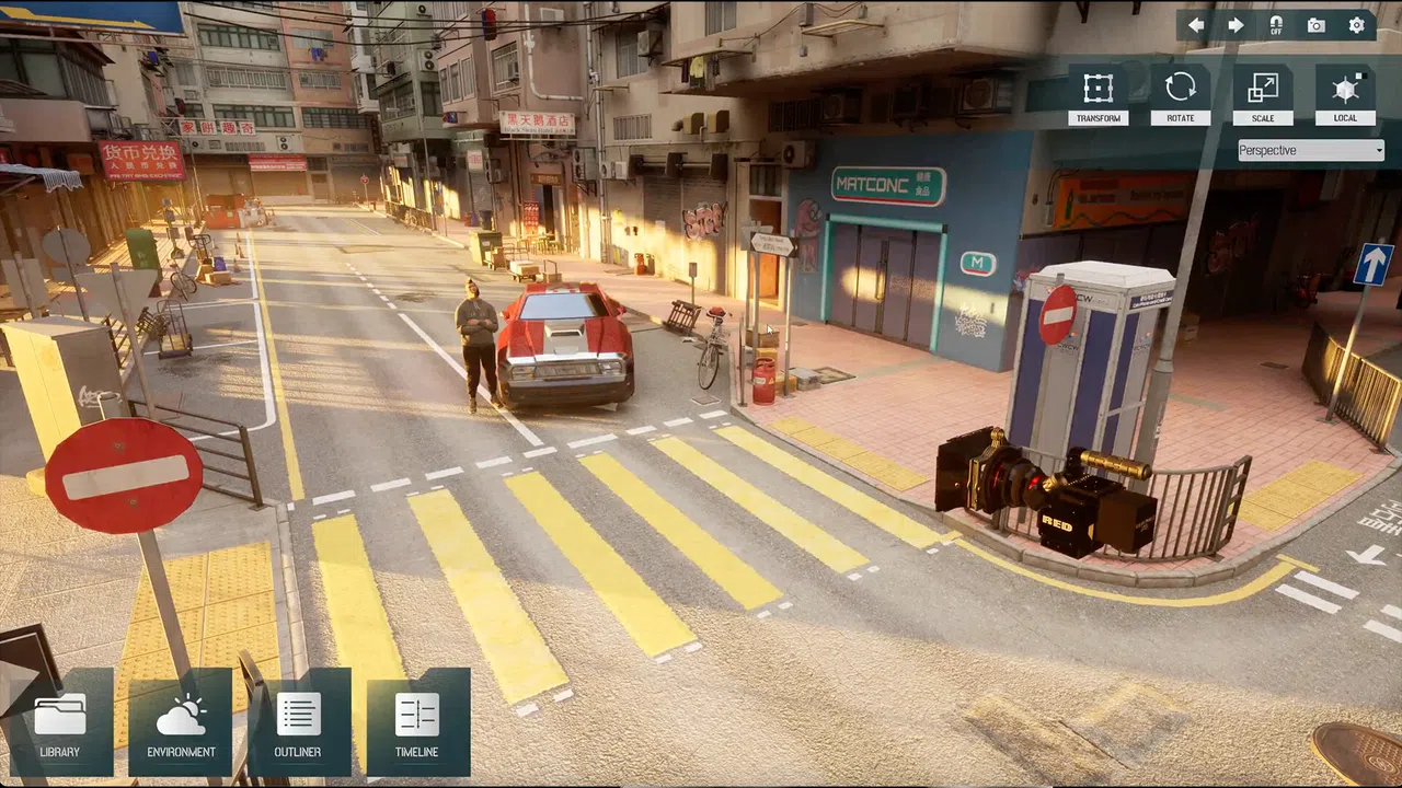 CineSim Demo Screenshot 1