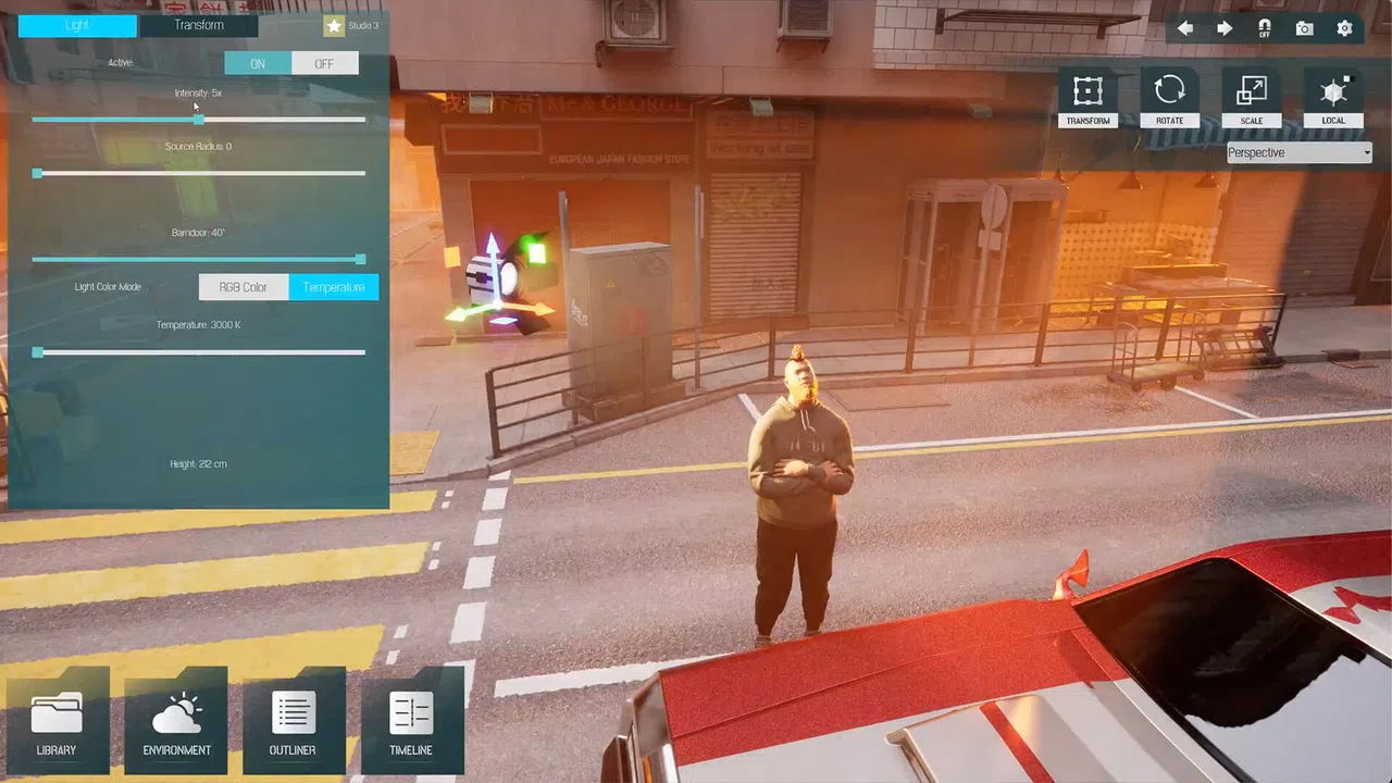 CineSim Demo Screenshot 2