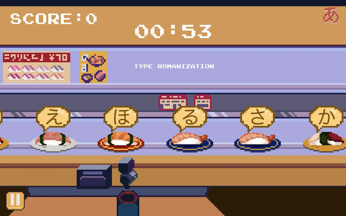 Learn Japanese Kana & Vocab with Sushi Screenshot 2