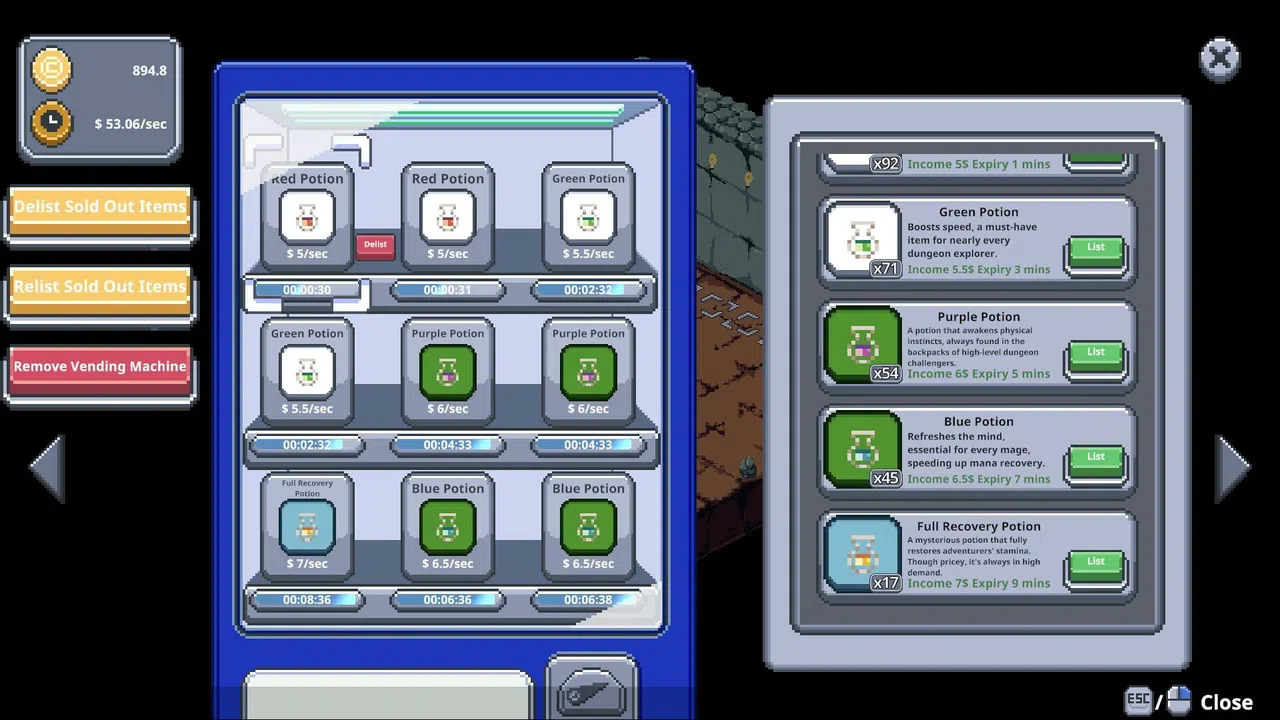 Dungeon Vending Machines Screenshot 1