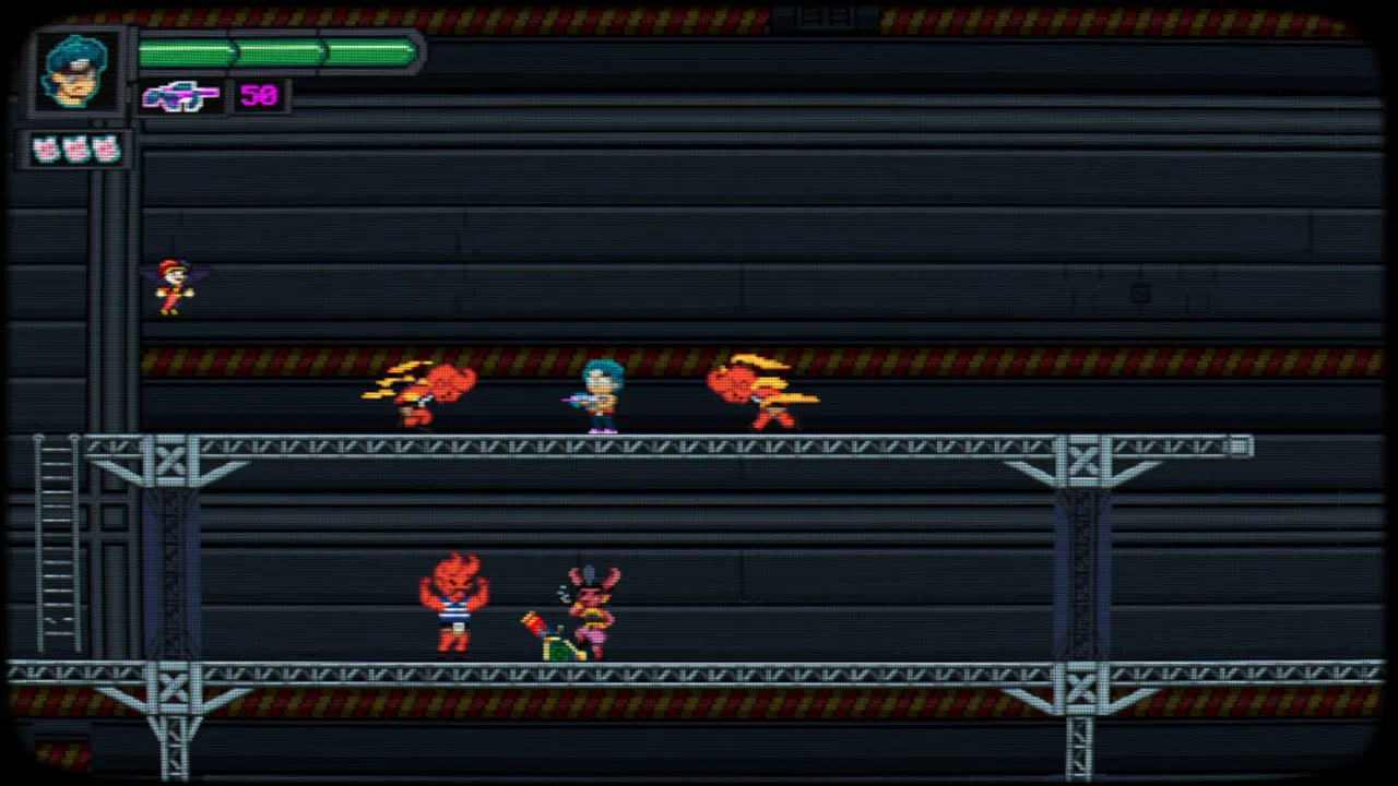 Pixel Waifu: Escape from the dark corporation. The telepathic power of a lovestruck otaku Screenshot 6