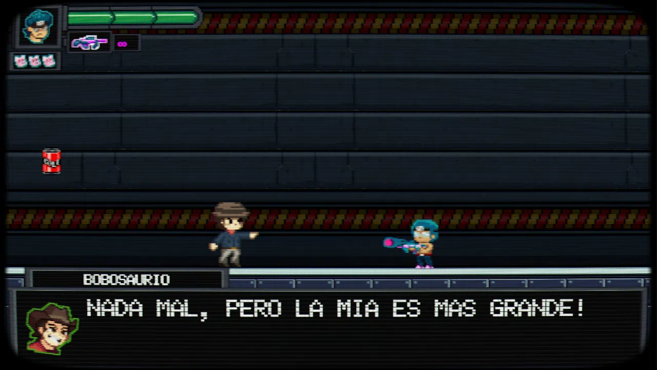 Pixel Waifu: Escape from the dark corporation. The telepathic power of a lovestruck otaku Screenshot 0