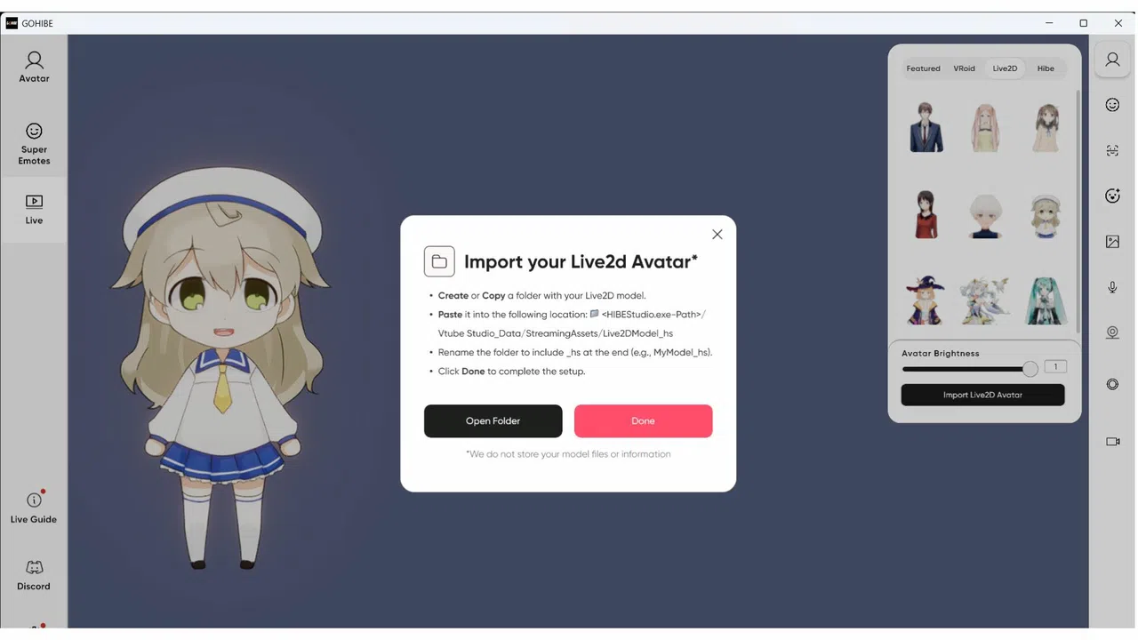 HIBE STUDIO: Interactive Live Streaming For Gamers & Vtubers Screenshot 0