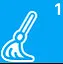 Cleaned 1 Floor stain icon