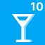 Served 10 Drinks icon