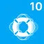 10 Customers saved from the ocean icon