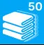 Stocked 50 Clean towels icon