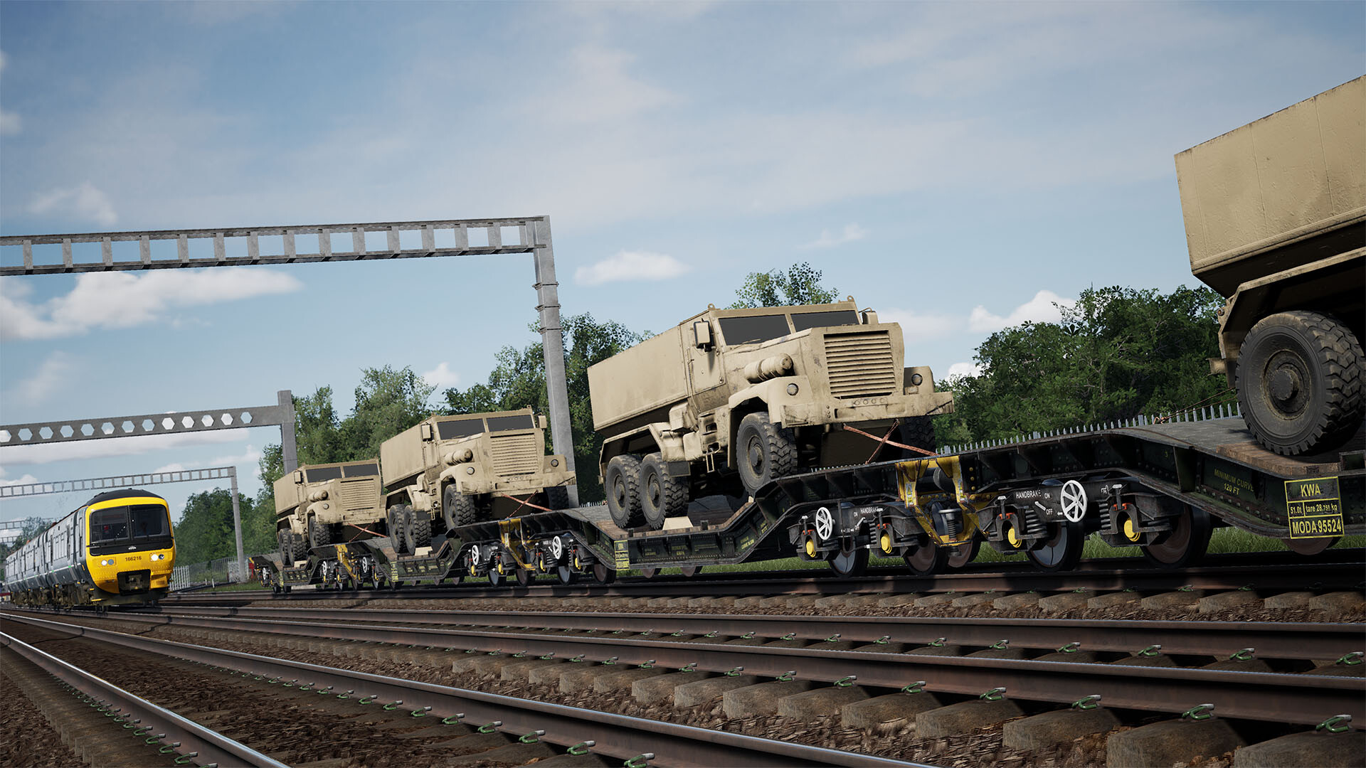 Train Sim World® 6: Cargo Line Vol. 4 - Military Screenshot 1