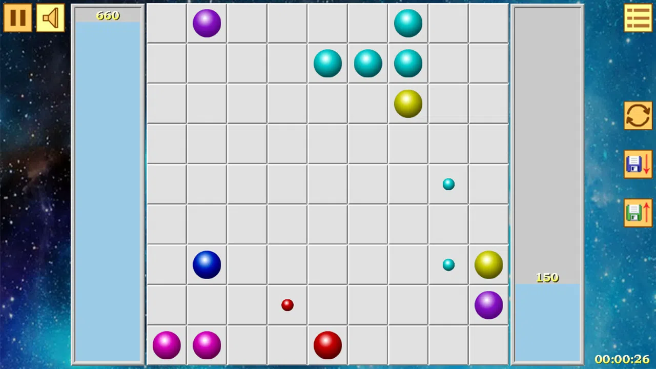 Lines of Balls Screenshot 1