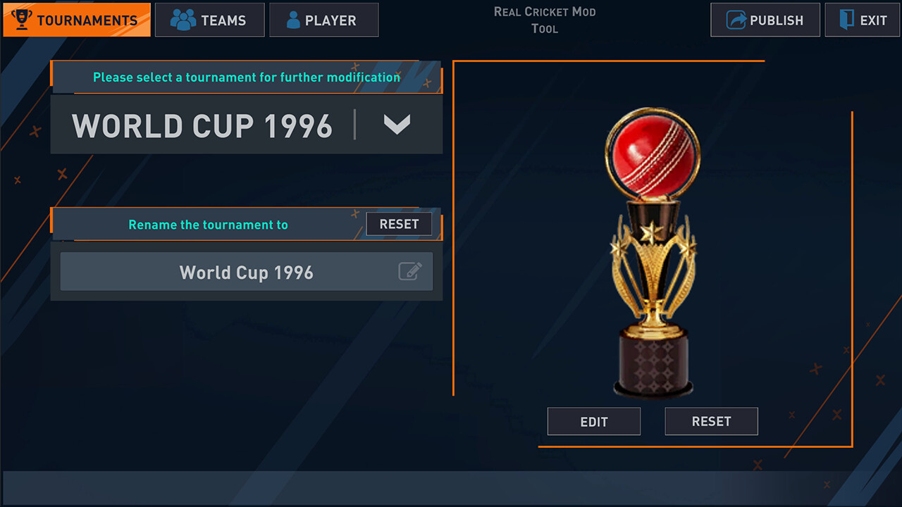 Real Cricket Mod Creator Screenshot 2