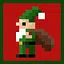 Green Santa icon