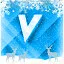 v icon