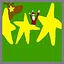 1000 stars icon