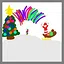 At last, celebration icon
