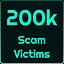 200k Scam Victims Encountered icon