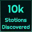 10k Space Stations Discovered icon