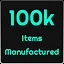 100k Items Manufactured icon
