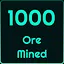 1000 Ore Mined icon