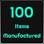 100 Items Manufactured icon