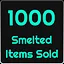 1000 Smelted Items Sold icon