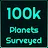 100k Planets Surveyed