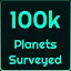100k Planets Surveyed icon