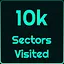 10k Sectors Visited icon