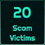 20 Scam Victims Encountered icon