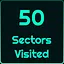 50 Sectors Visited icon