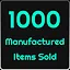 1000 Manufactured Items Sold icon