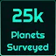 25k Planets Surveyed icon