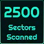 2500 Sectors Fully Scanned icon