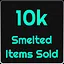 10k Smelted Items Sold icon