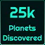 25k Planets Discovered icon