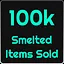 100k Smelted Items Sold icon