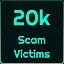 20k Scam Victims Encountered icon