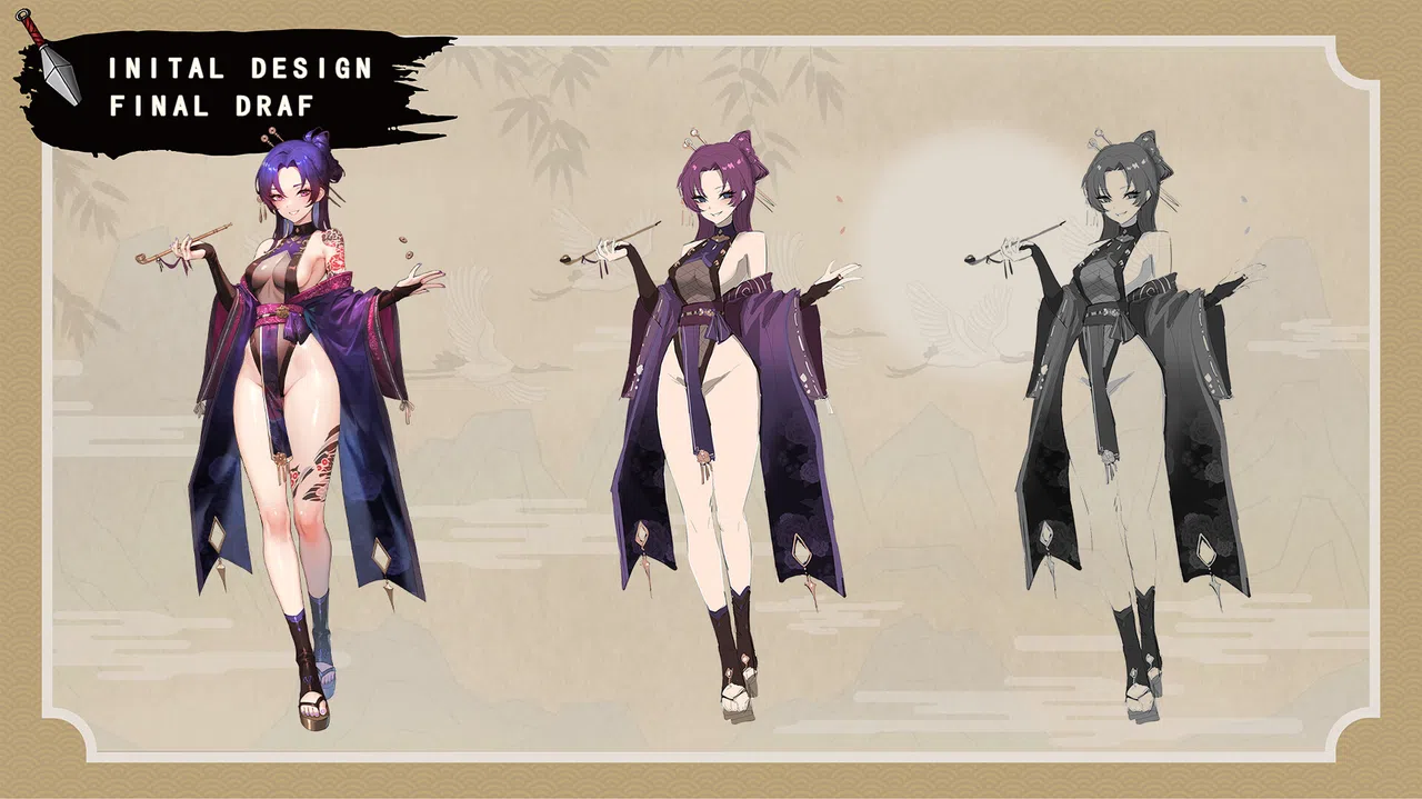 Half-Demon Shinobi Artbook Screenshot 2