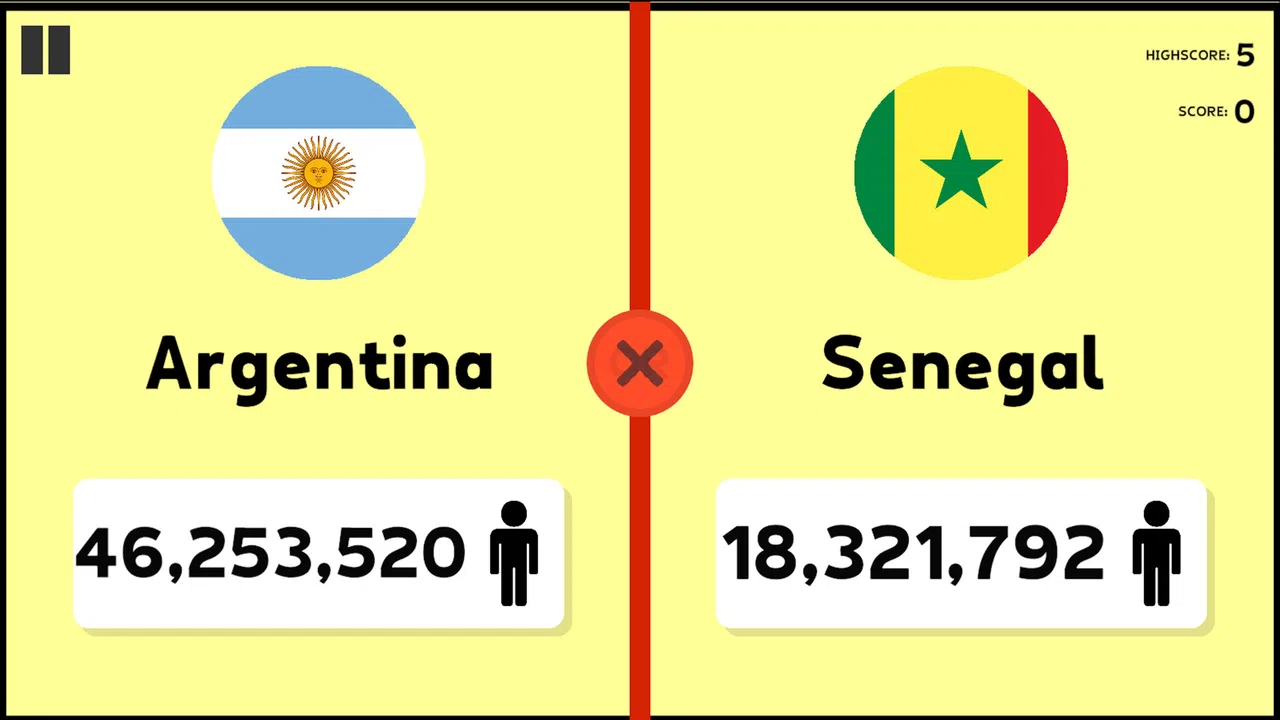Population Quiz Screenshot 4