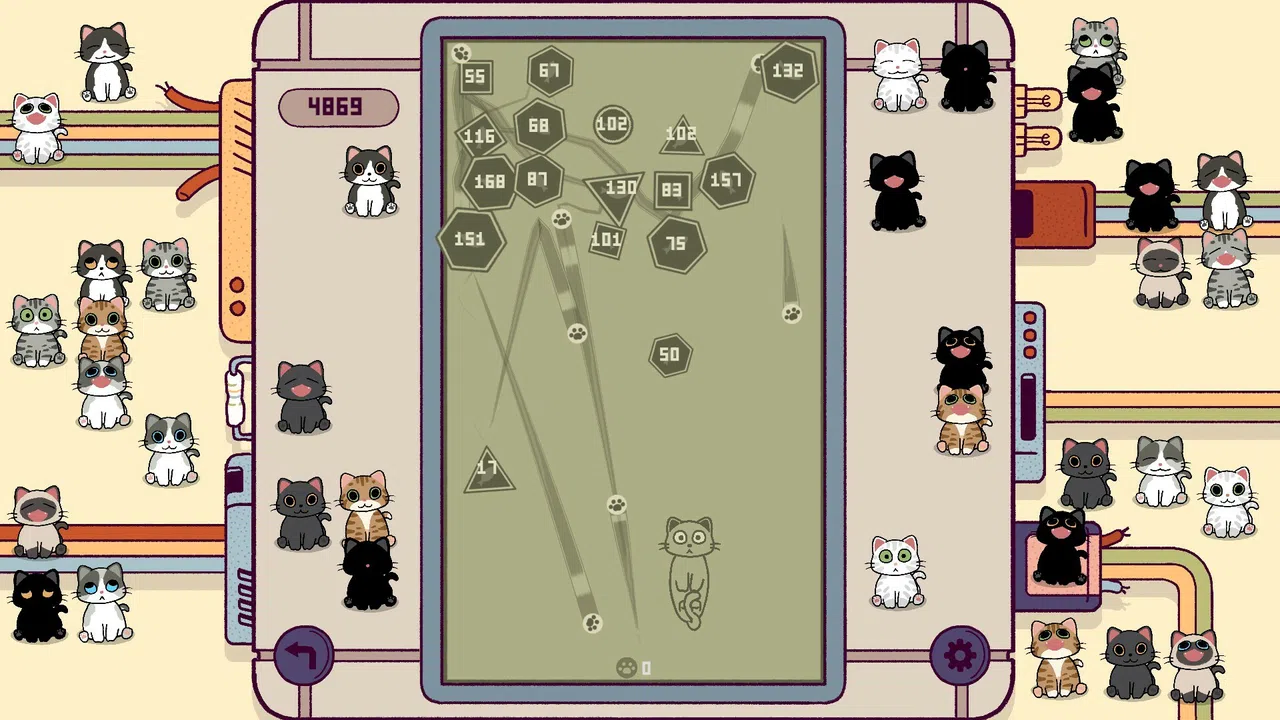 Cats Bounce Ball Screenshot 0