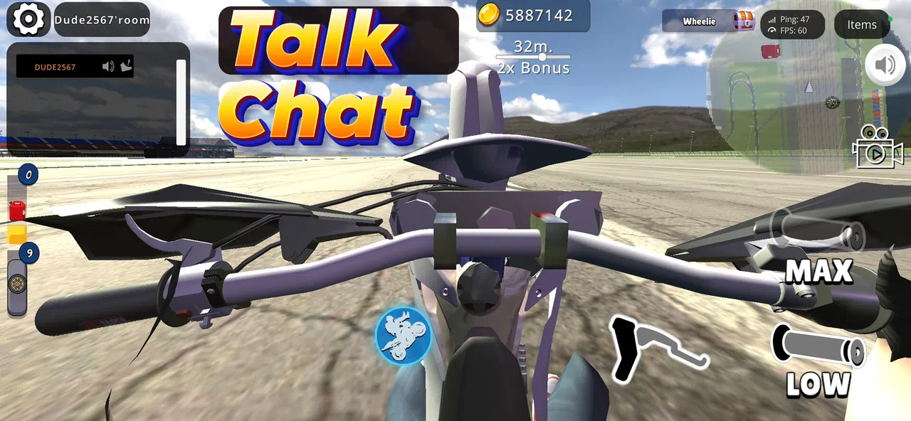 Wheelie King 8 - Motorbike simulator 3D Screenshot 2